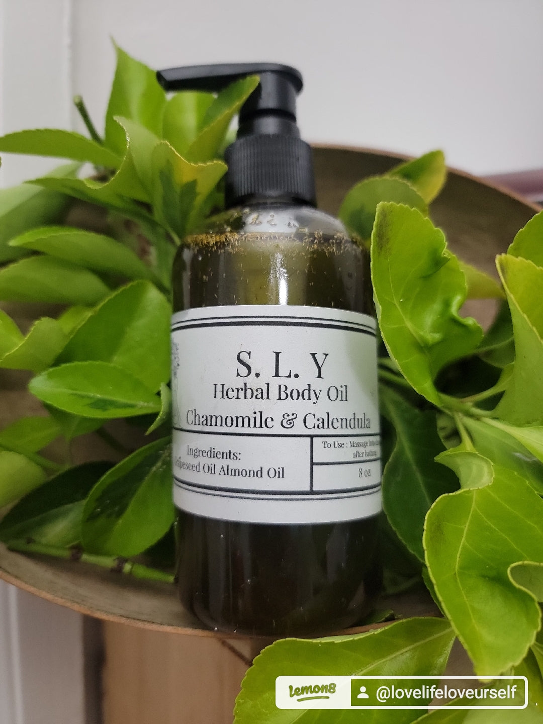 Herbal Body Oil-Marshmallow Root & Lavender